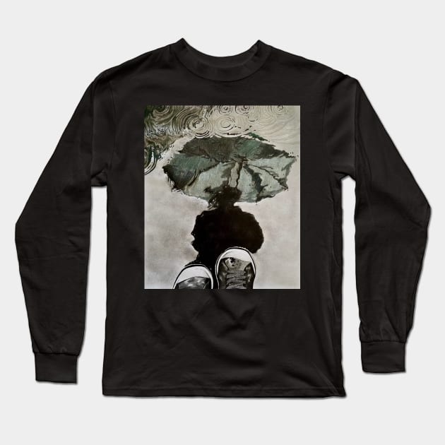 IT WILL RAIN Long Sleeve T-Shirt by kazartsy